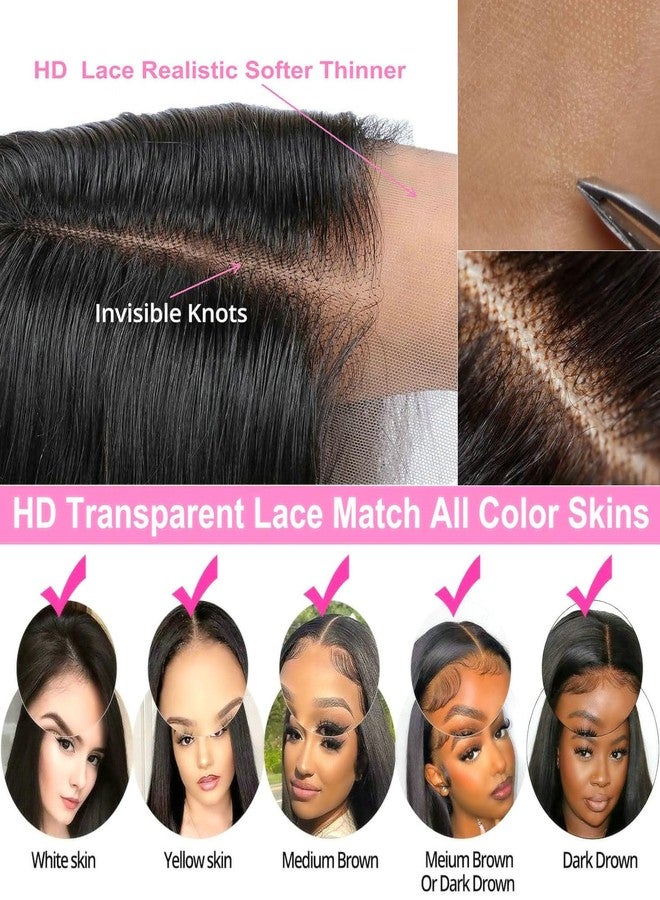 FUTAI 22 Inch Real Human Hair Wave Body Wigs HD Front 13×4 Lace Wig for Professional Female Diverse Styles - Image 5